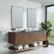 James Martin Vanities Marcello 72in Double Vanity, Chestnut w/ 3 CM Charcoal Soapstone Top D200-V72-CSN-3CSP - alternate 6
